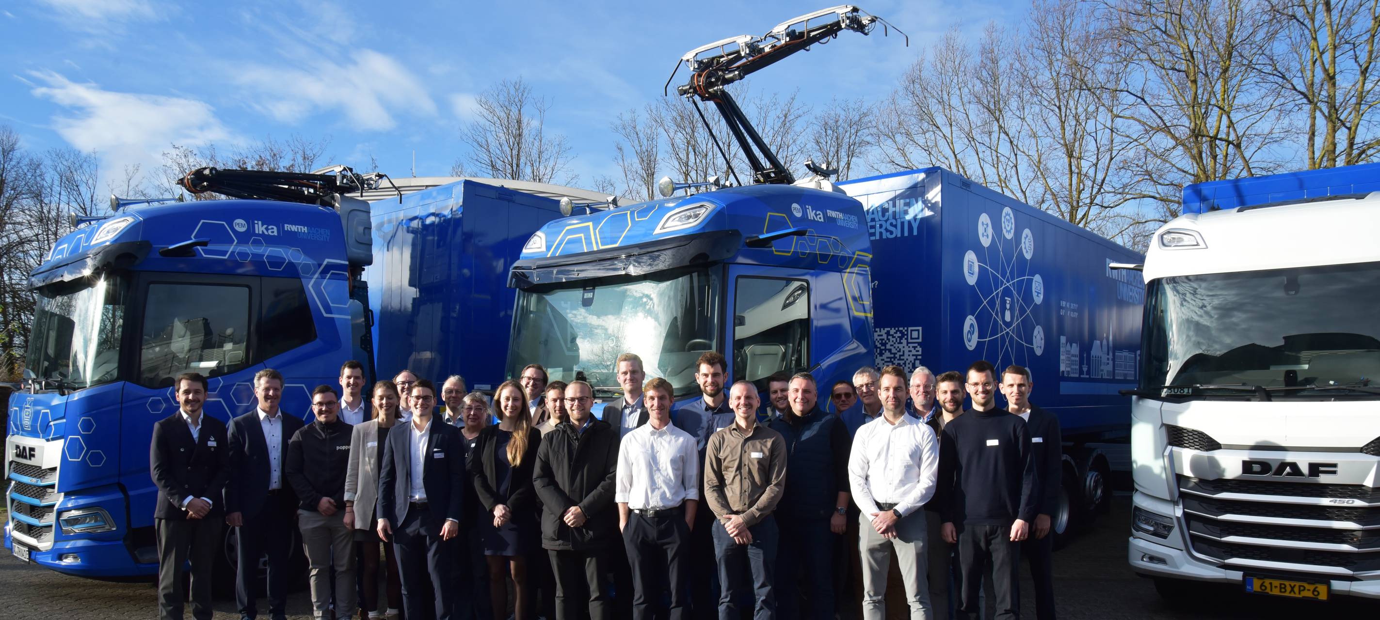 E-LKW-Aufladung per Oberleitung