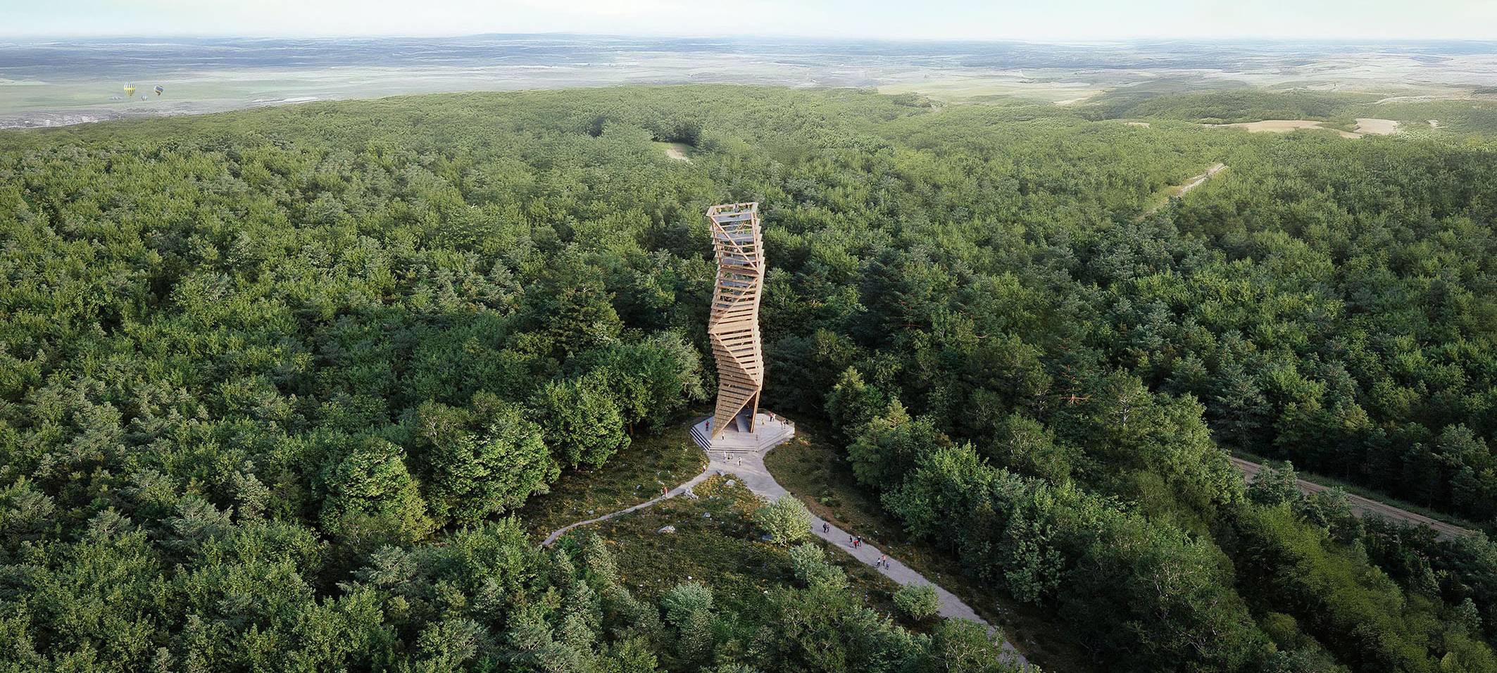 Sophienhöhe bekommt Waldtänzerin-Aussichtsturm
