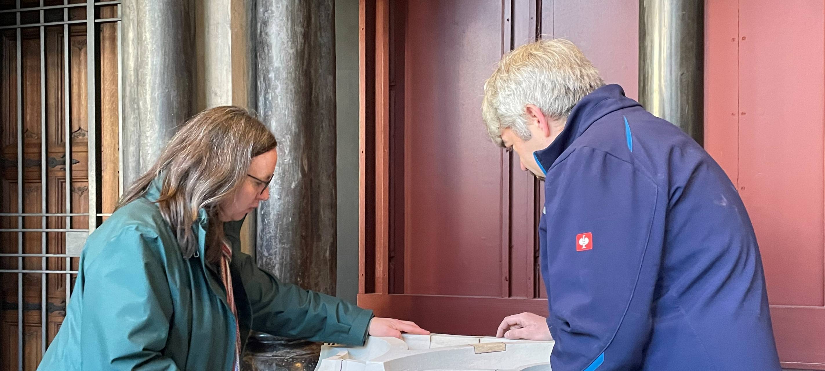 Kleber aus dem Mittelalter für Aachener Dom