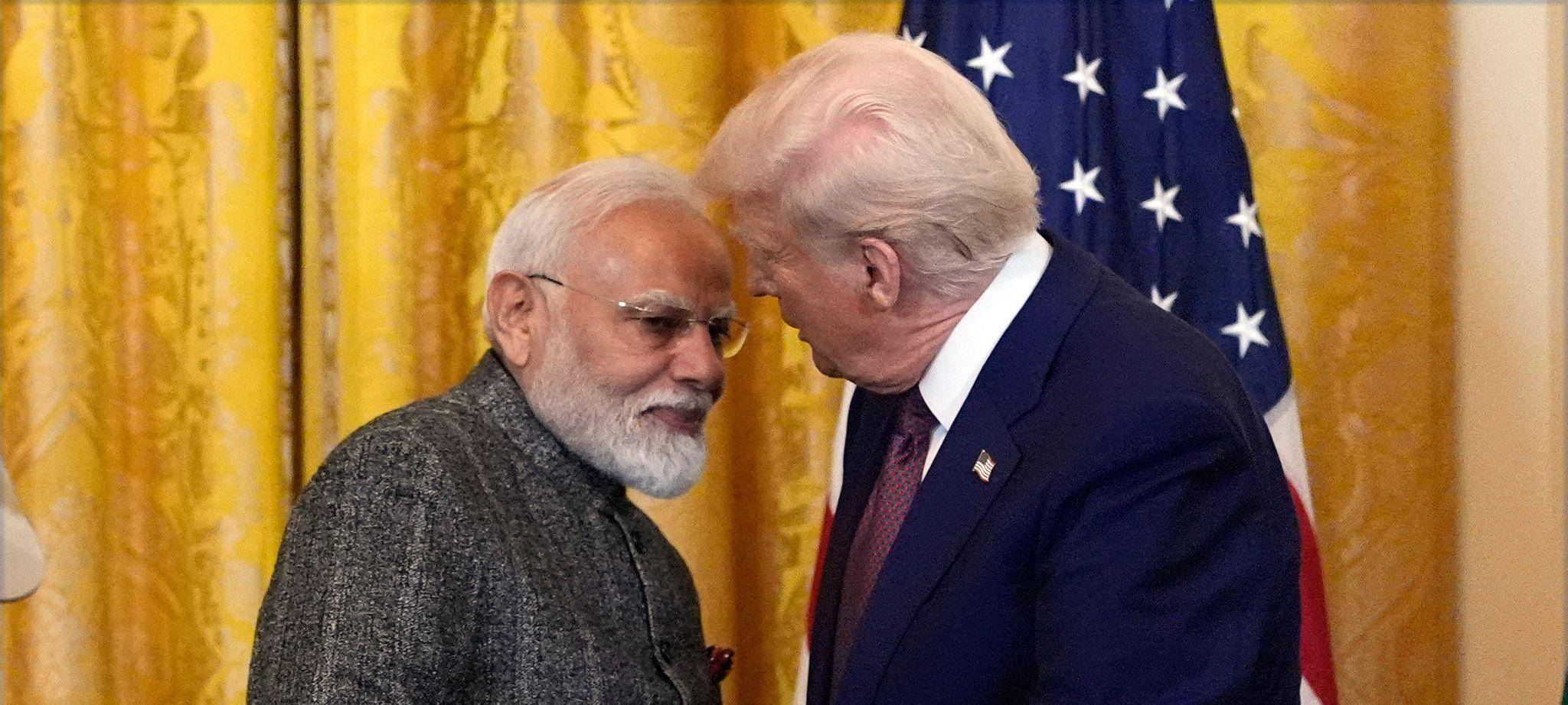 US-Präsident Trump und Indiens Premierminister Modi