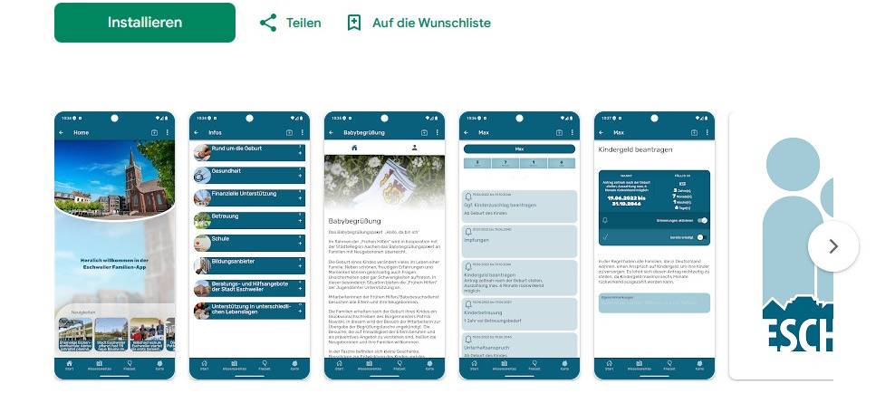 Eschweiler launcht neue Familien-App