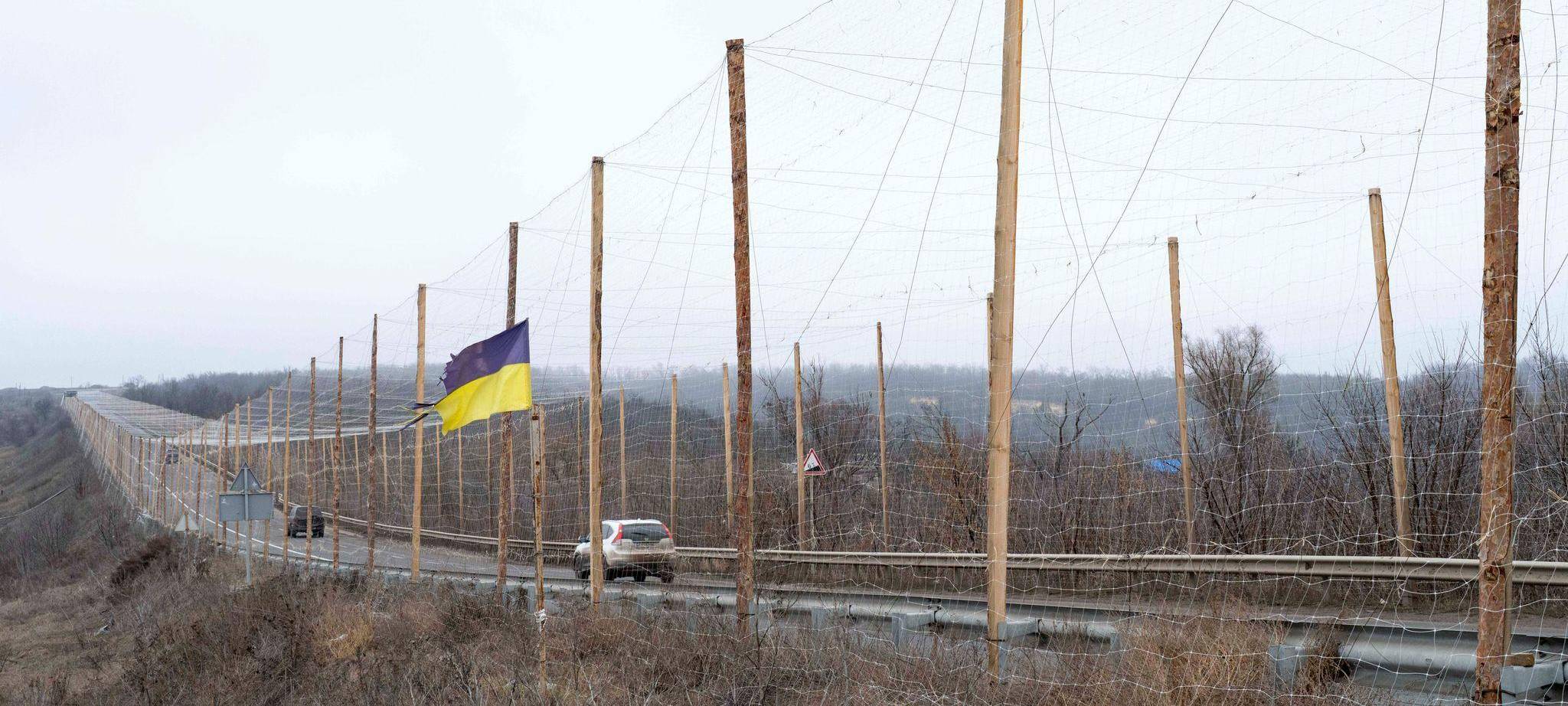 Ukrainekrieg - Anti-Drohnen-Netze