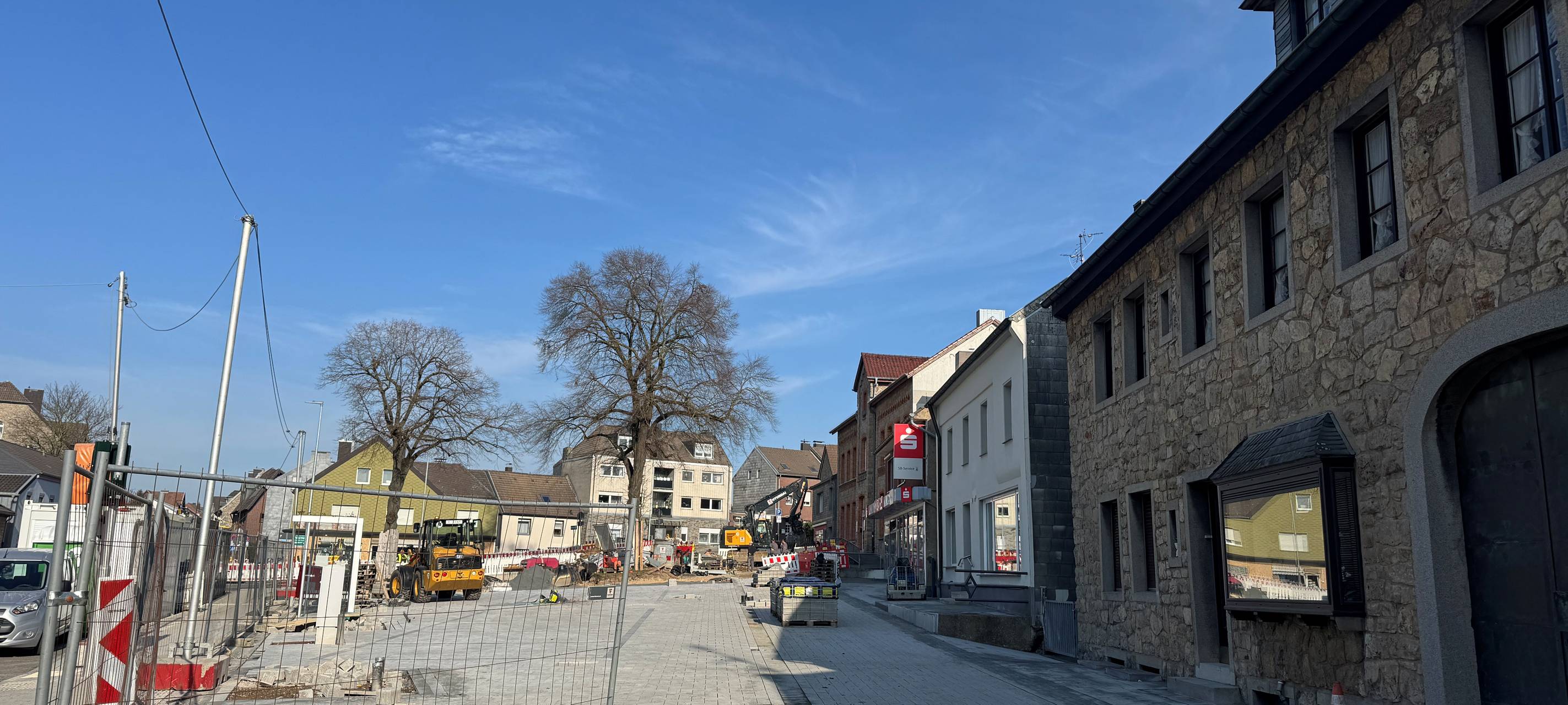 Umbau Markusplatz in Stolberg kommt voran