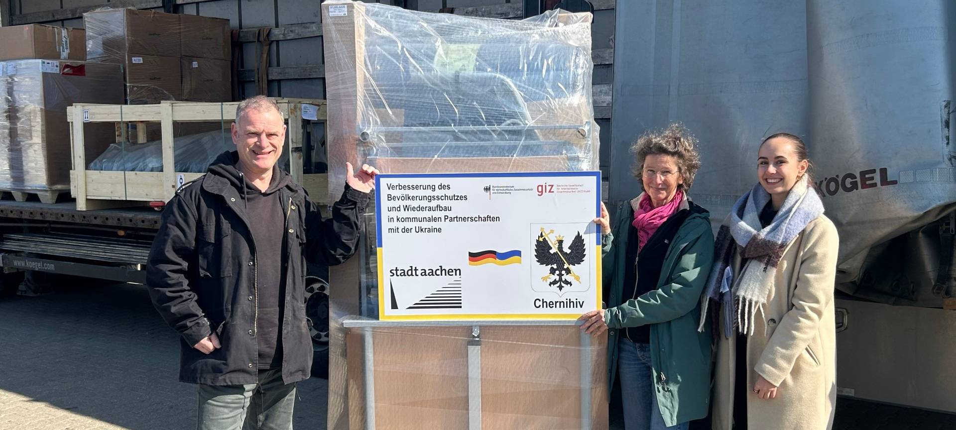 Neue Hilfsgüter für Chernihiv/UKR