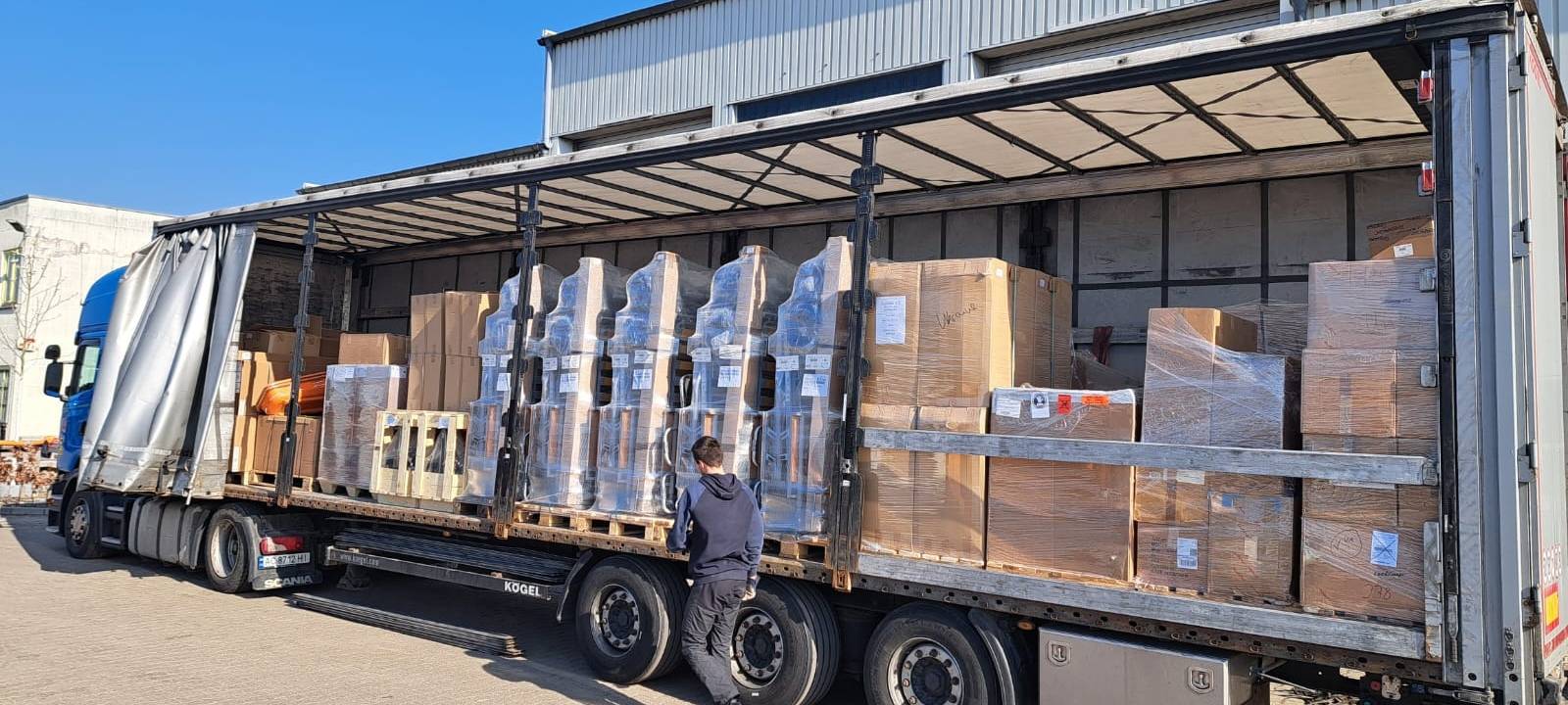 Neue Hilfsgüter für Chernihiv/UKR