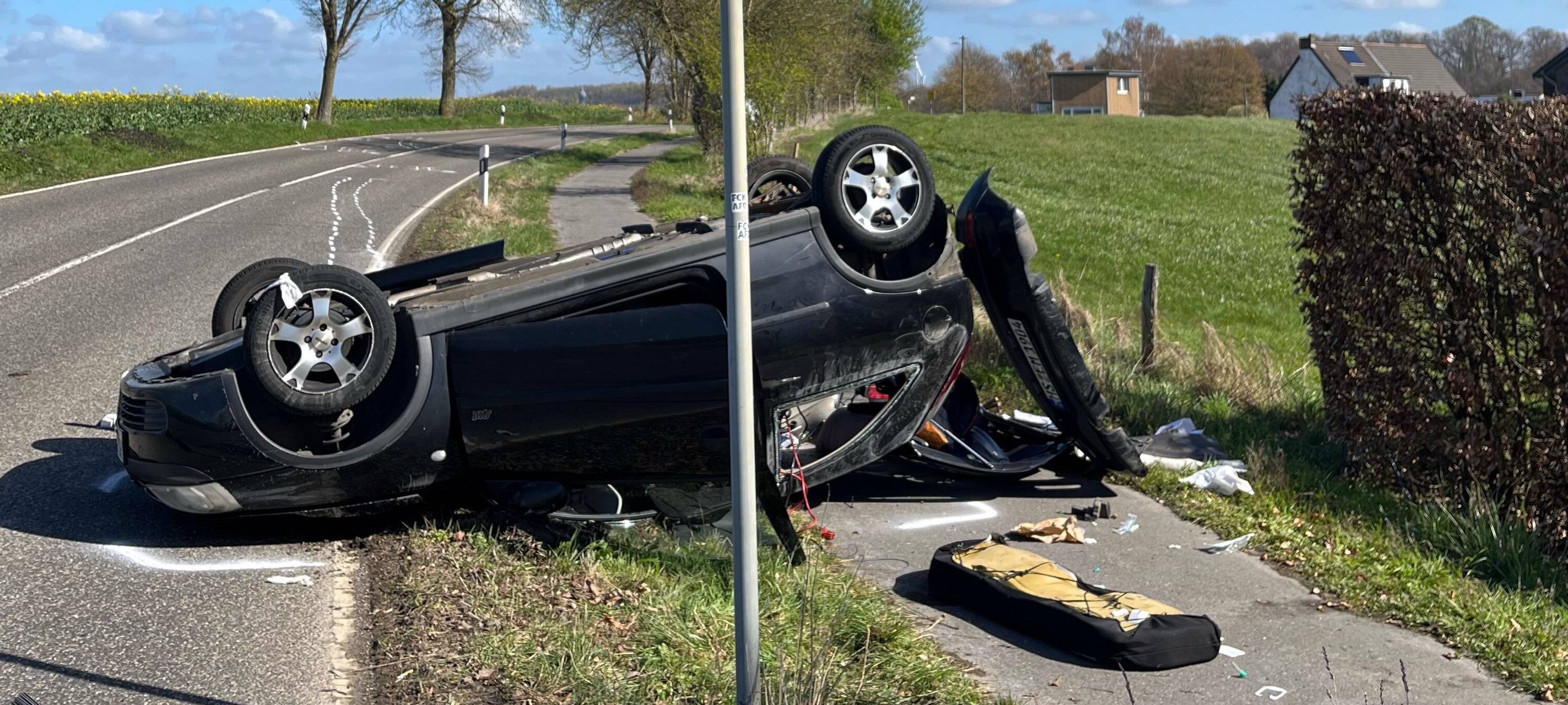 Vier Verletzte bei schwerem Unfall in Herzogenrath