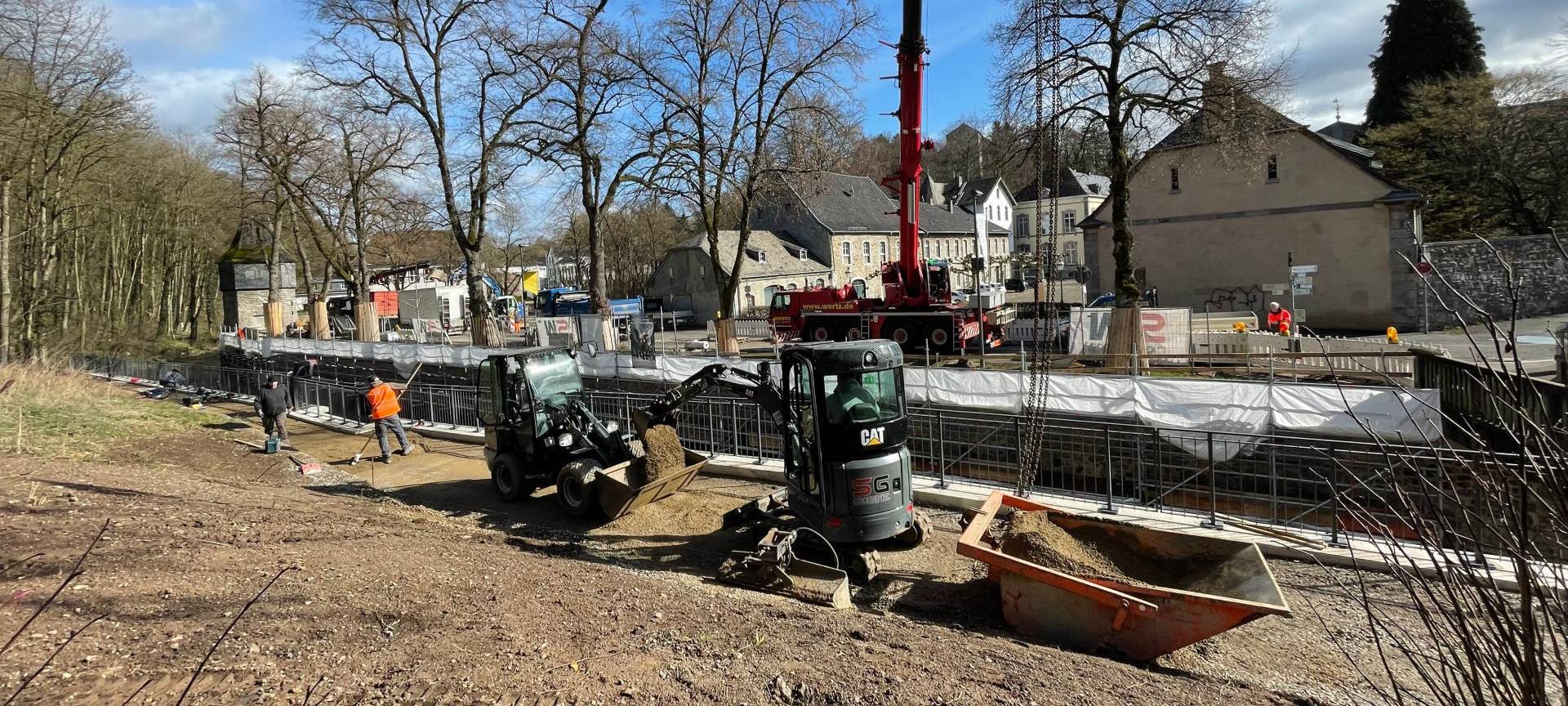 Ufermauer-Sanierung in Kornelimünster