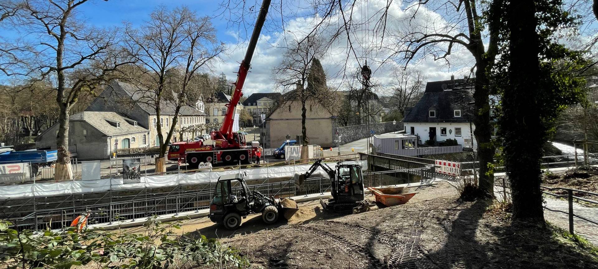 Ufermauer-Sanierung in Kornelimünster
