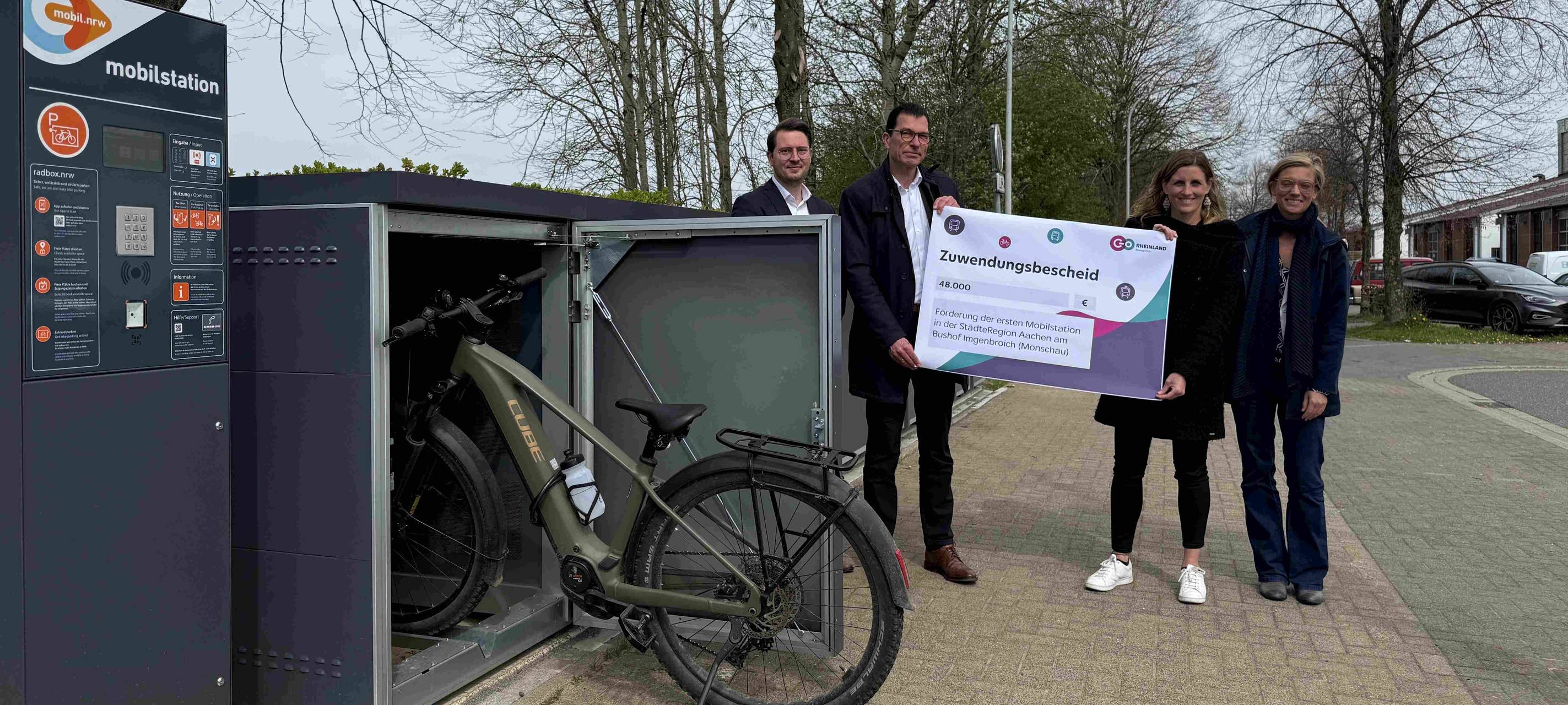 Erste Mobilstation in Monschau-Imgenbroich eröffnet