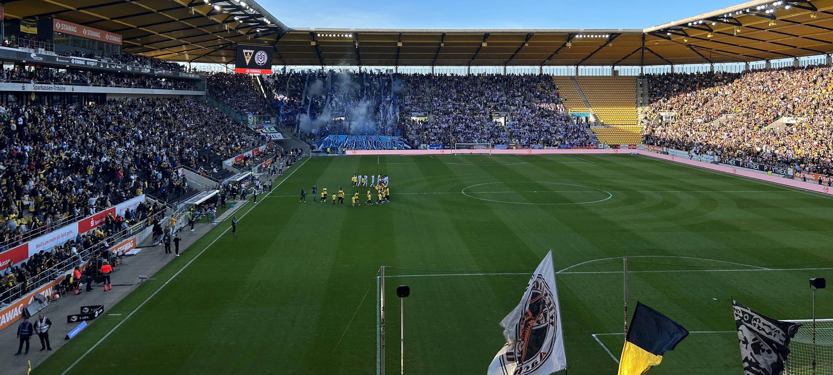 Alemannia: 3:1-Sieg und kaputte Sitze