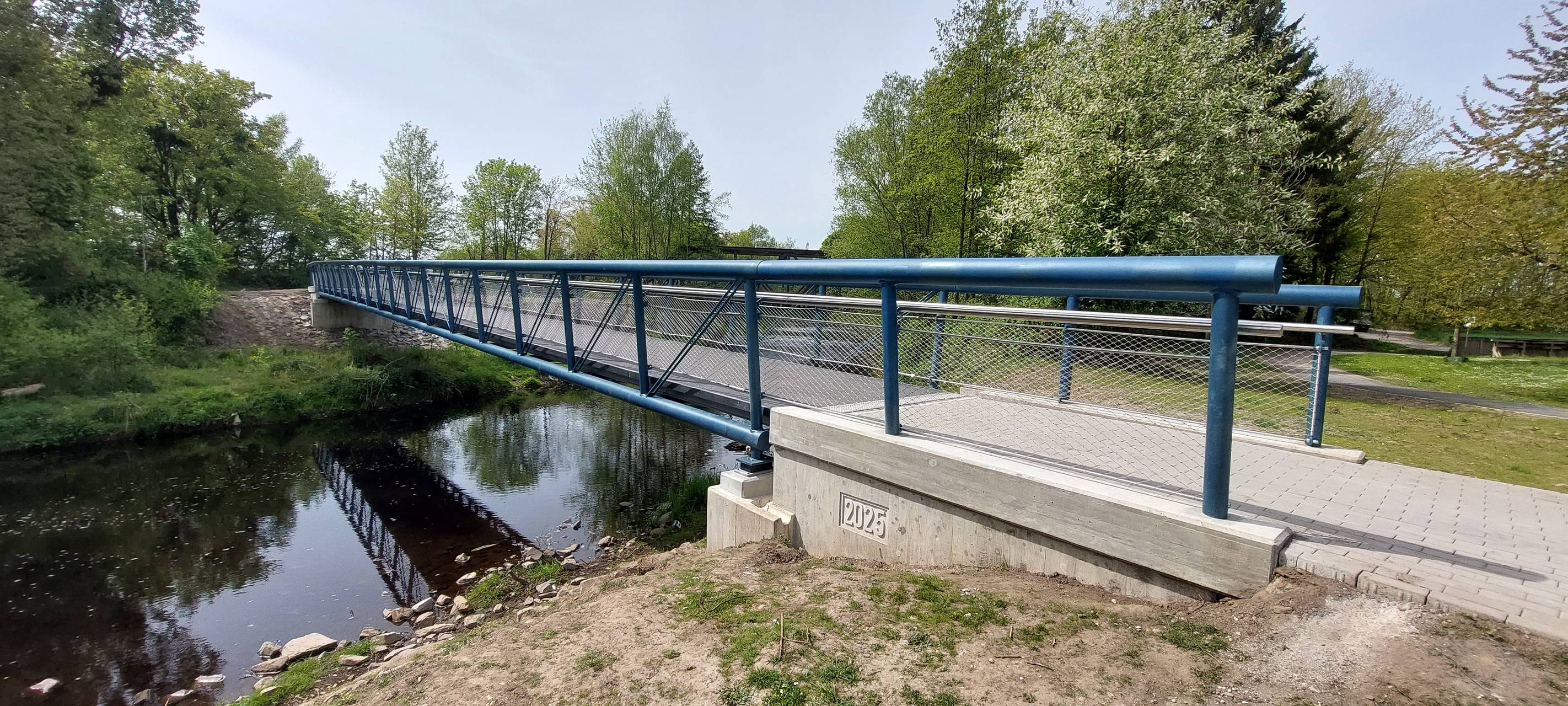Neue Inde-Brücke fertig
