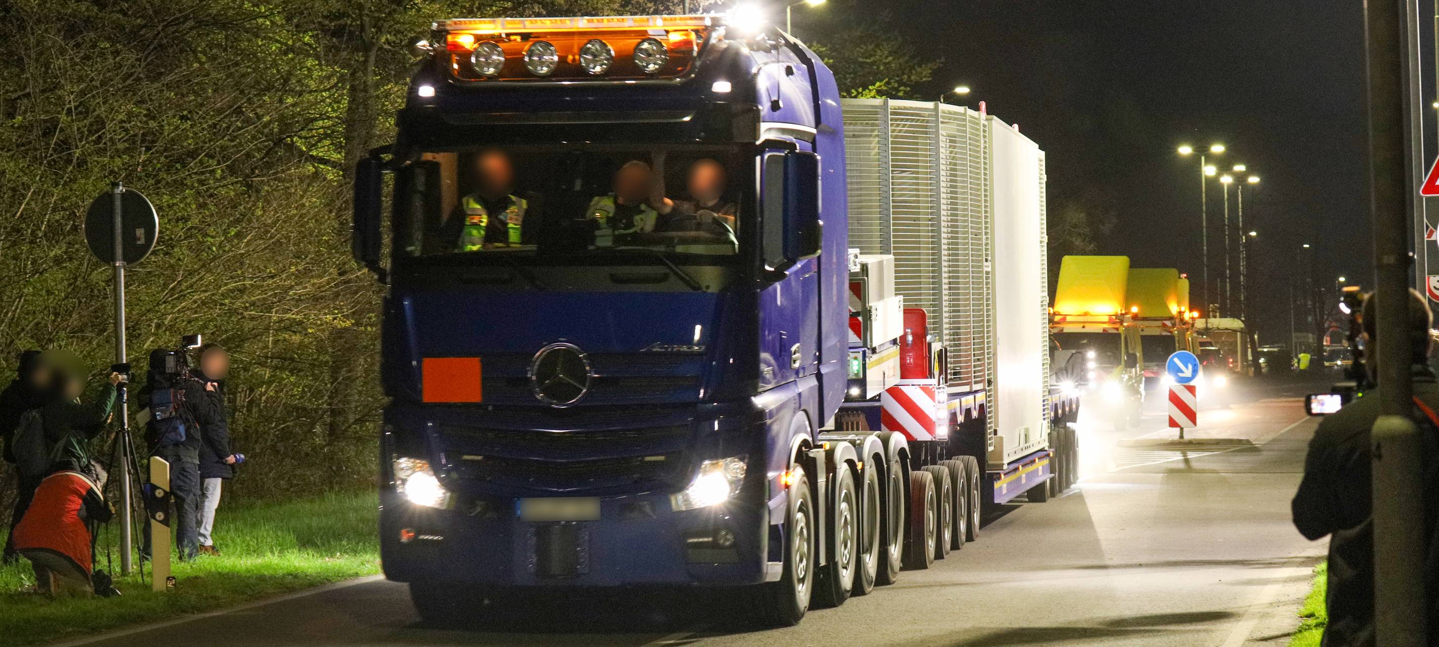 Dritter Castor-Transport sicher in Ahaus angekommen