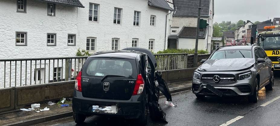 Verletzte bei Unfall in Kornelimünster
