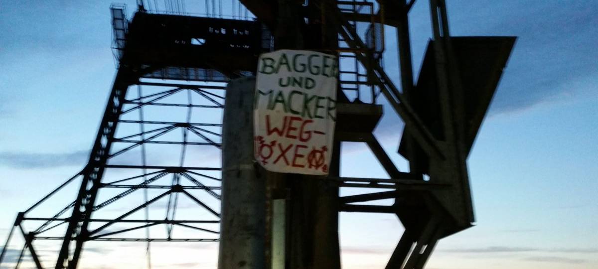 Wieder Proteste am Tagebau Hambach