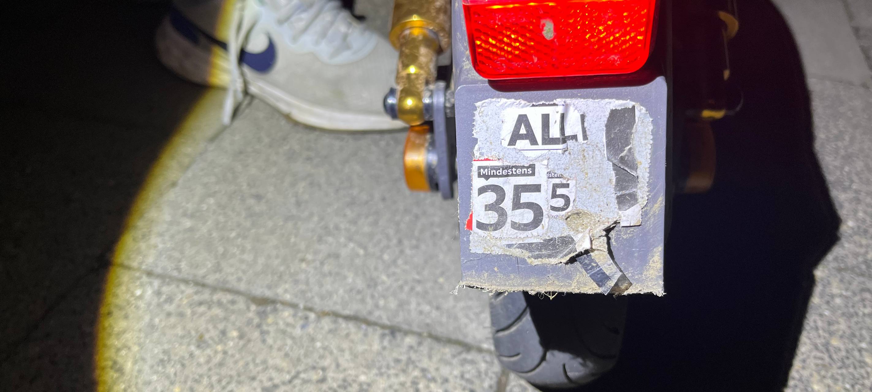 E-Scooter-Dieb fällt Polizei auf