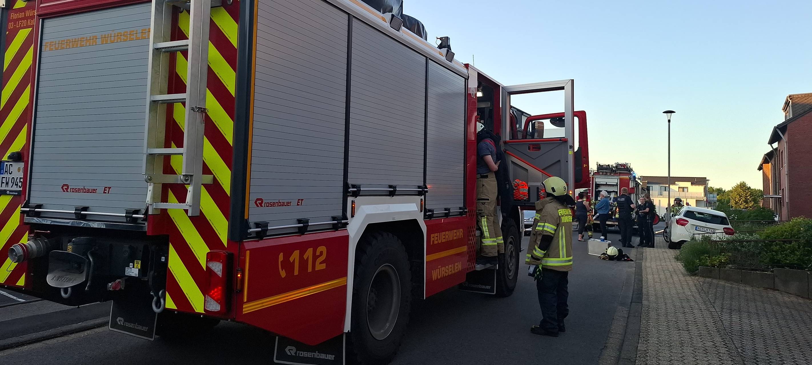 Kellerbrand in Würselen-Broichweiden
