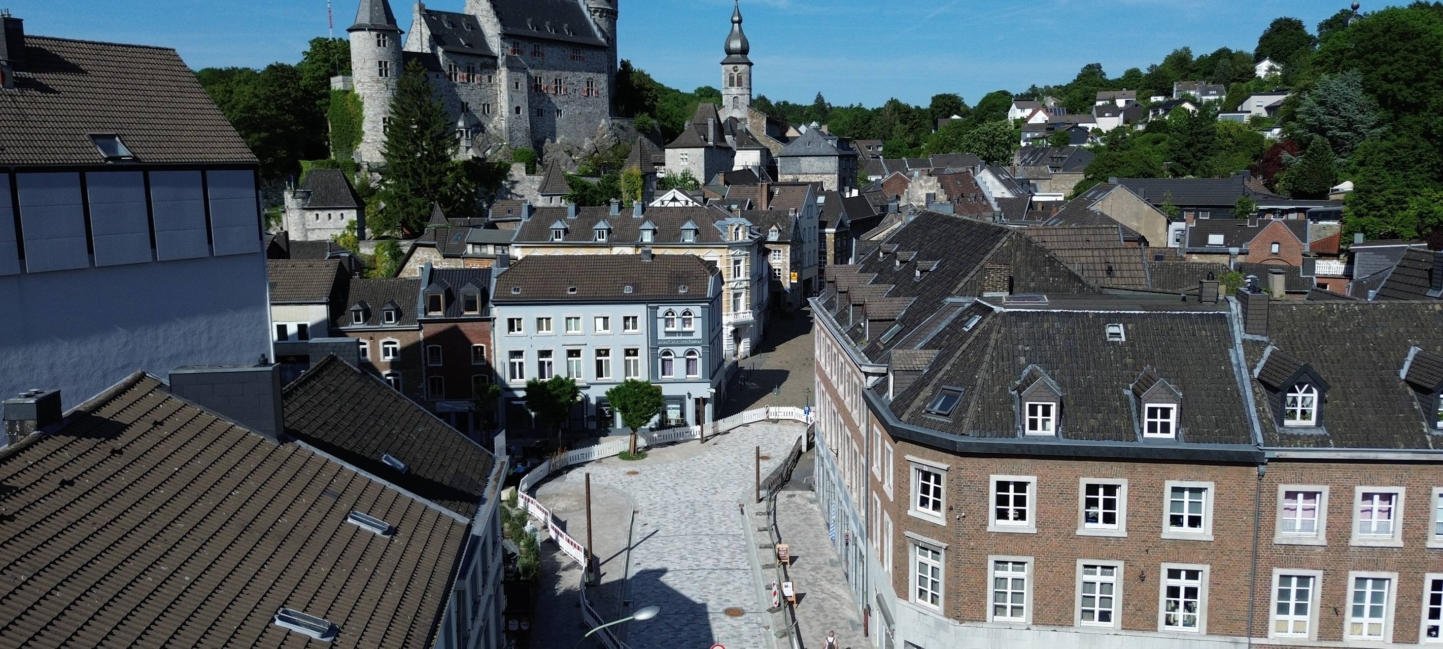 Burgstraße in Stolberger Altstadt fast fertig