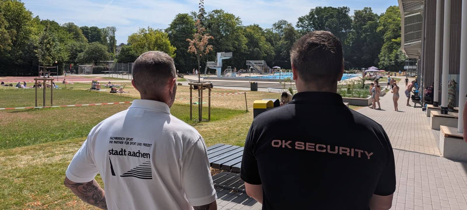 Security im Freibad
