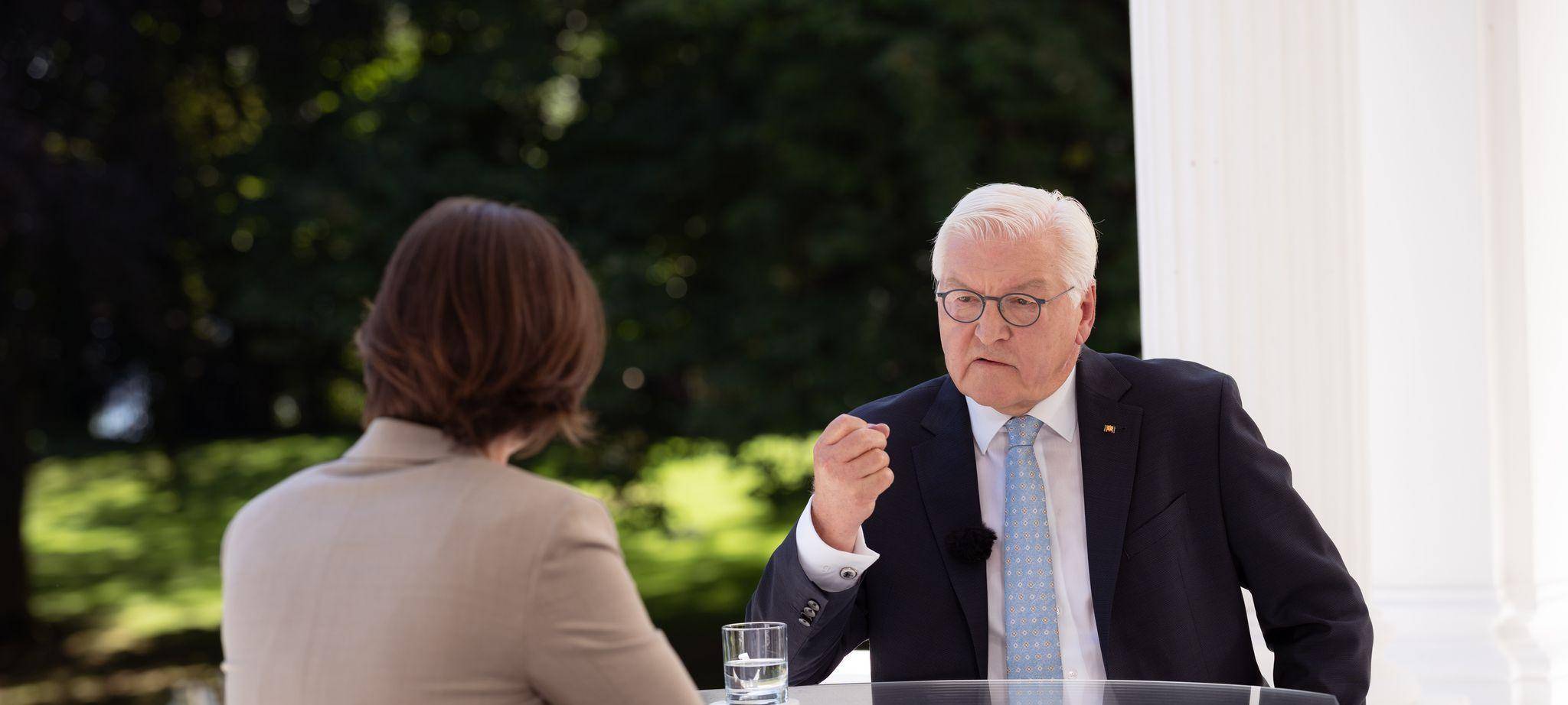 ZDF-Sommerinterview mit Bundespräsident Steinmeier