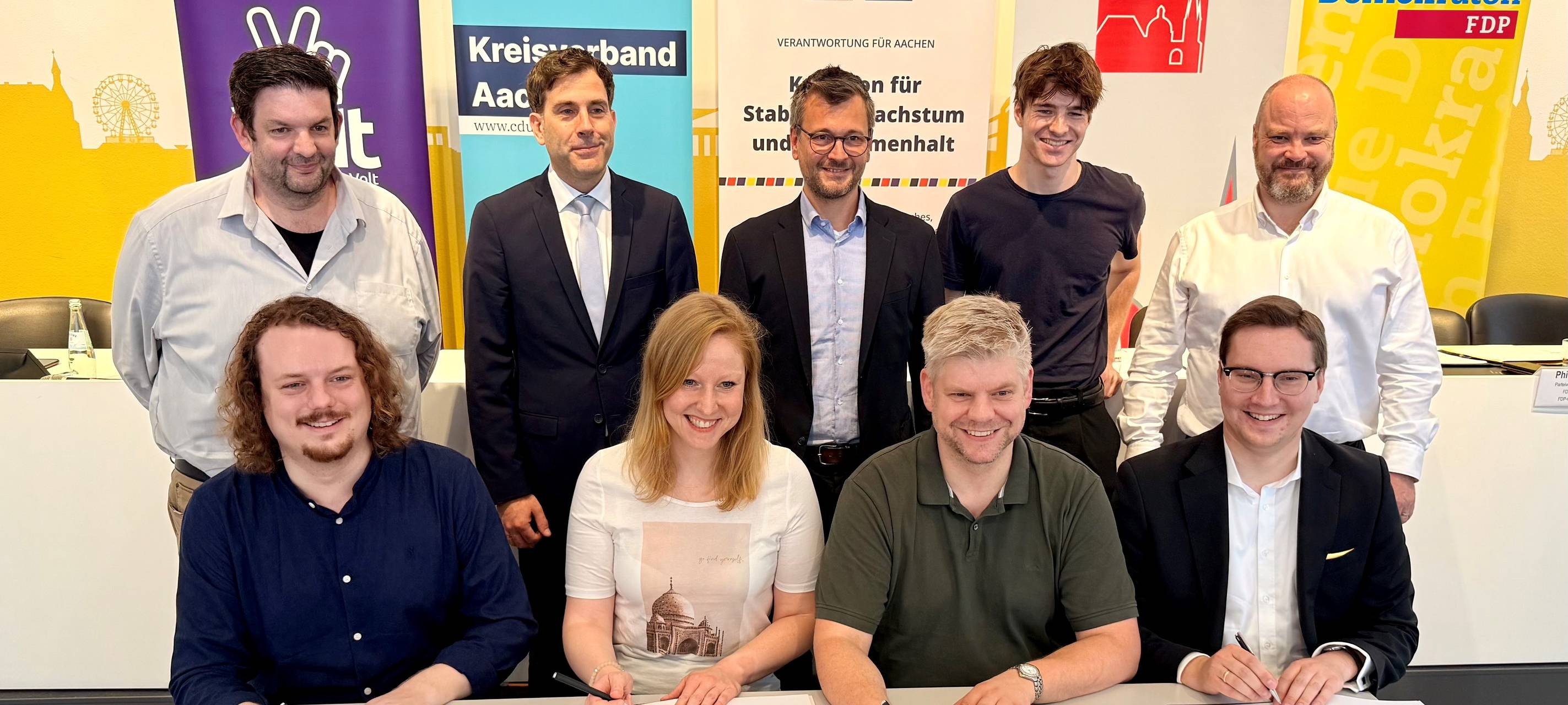 Vier Parteien regieren jetzt Aachens Stadtrat