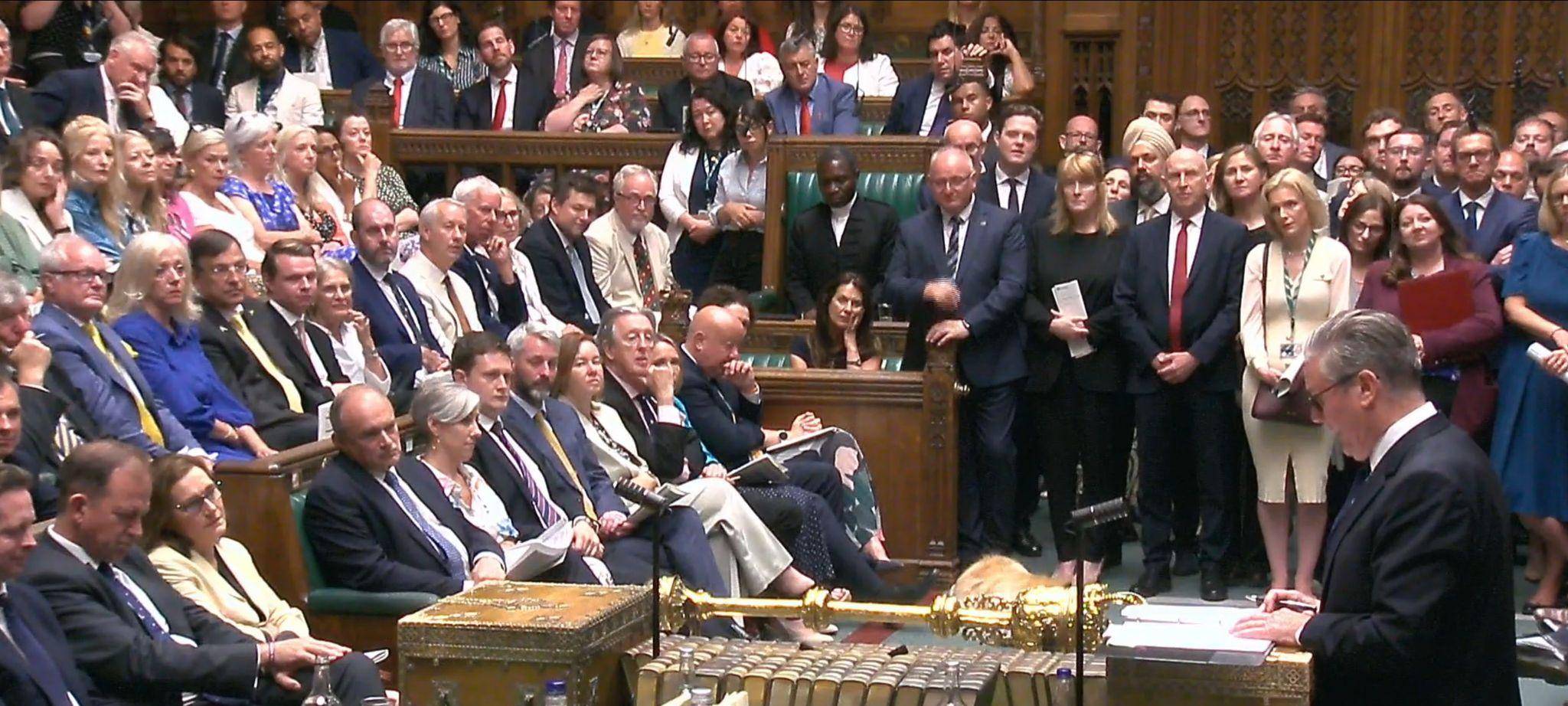 Letzte Fragestunde mit britischem Premierminister Starmer