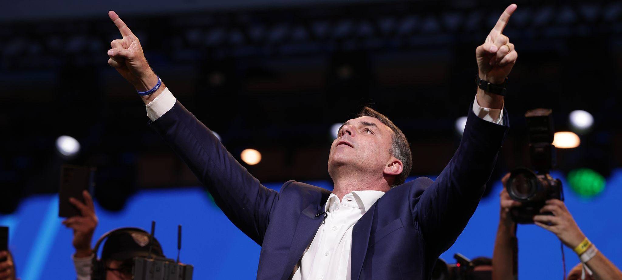 Flavio Bolsonaro beim Parteitag