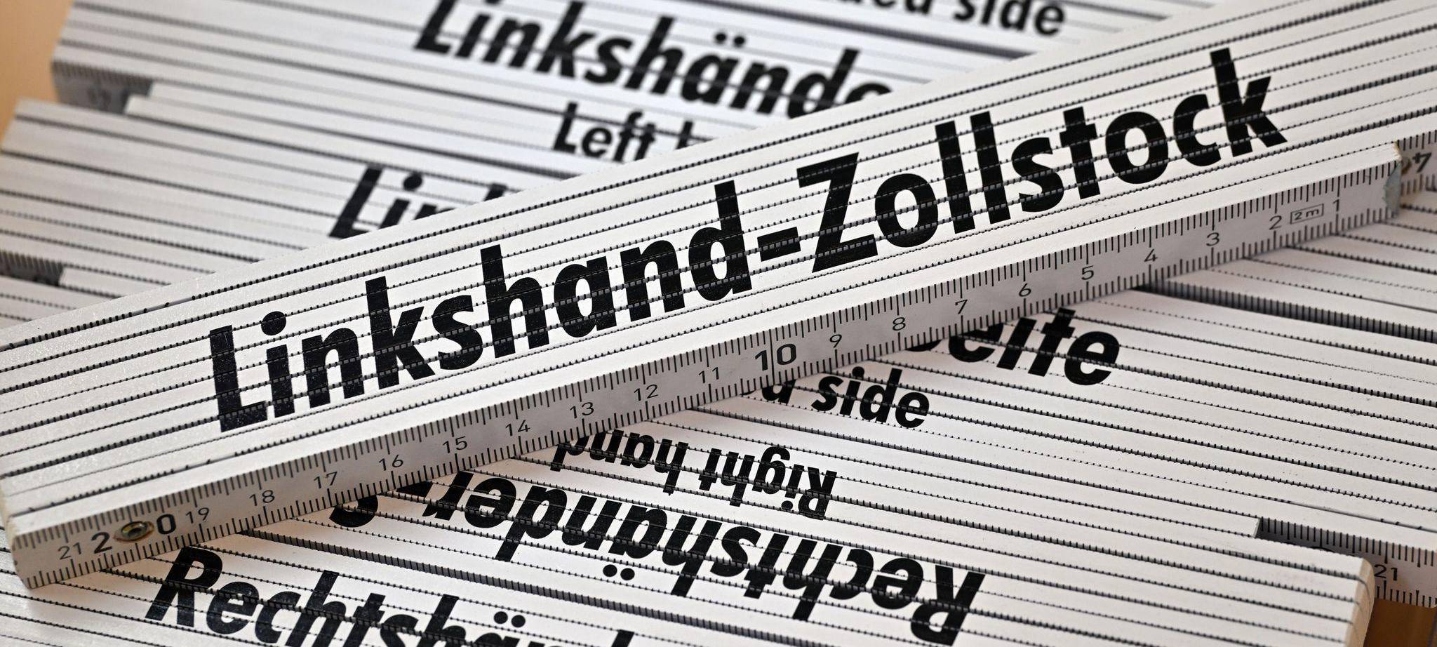 Linkshand-Zollstock
