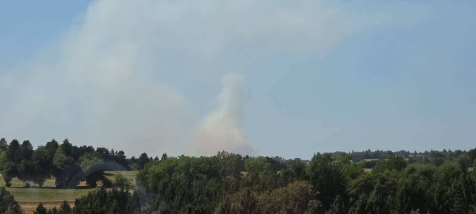 Waldbrand in Hürtgenwald