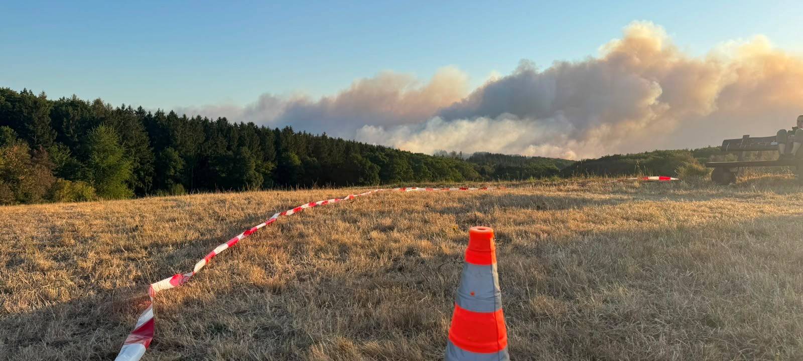 Waldbrand in Hürtgenwald