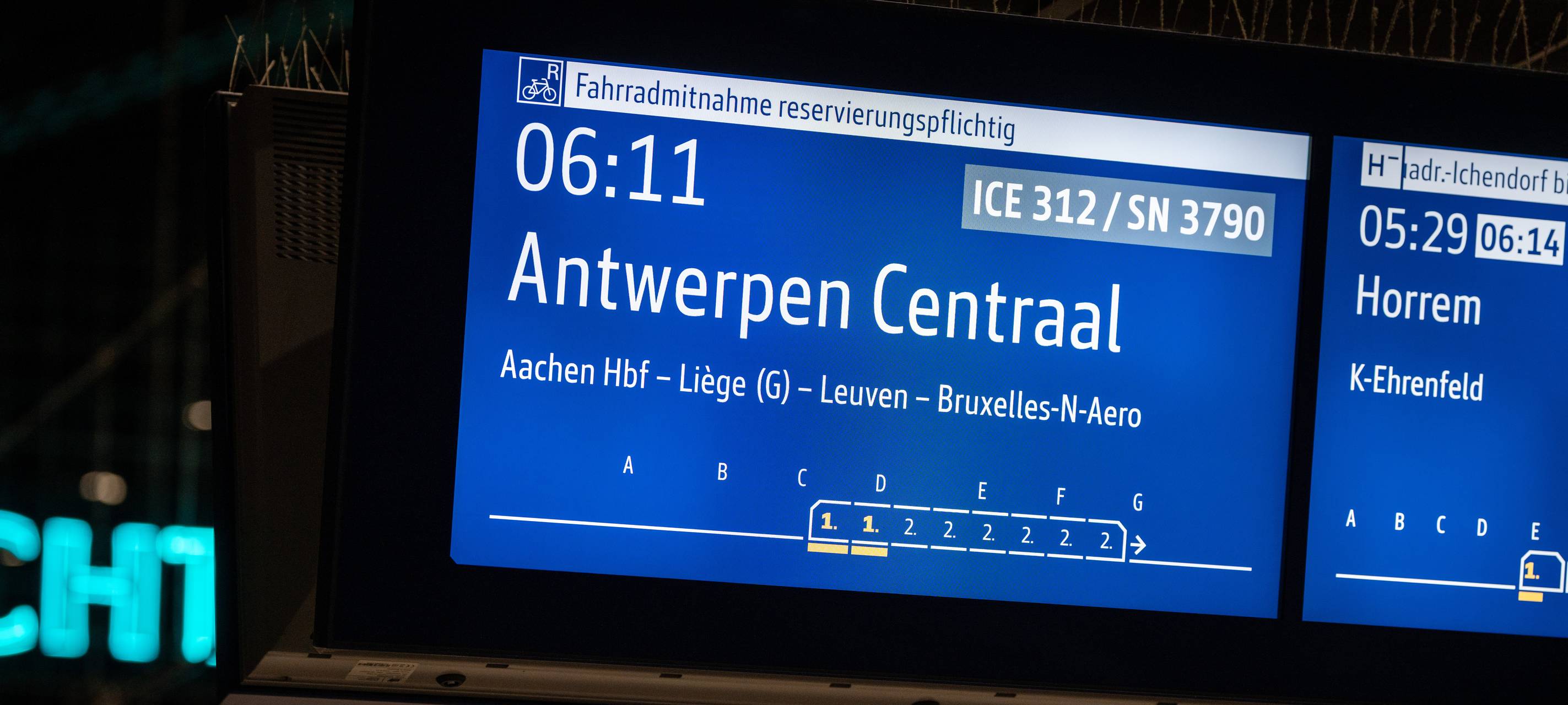 Per ICE direkt nach Brüssel und Antwerpen