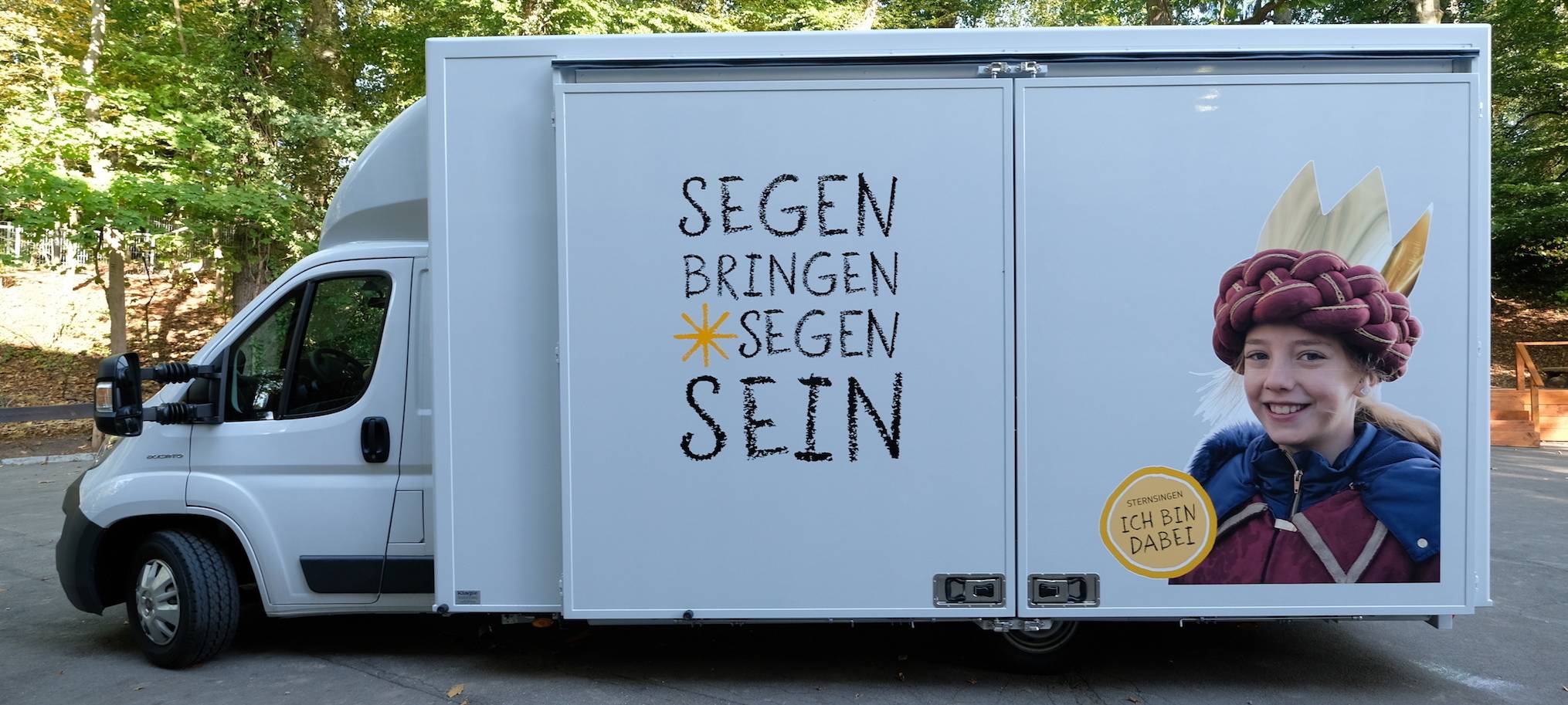 Sternsingermobil wieder auf Tour