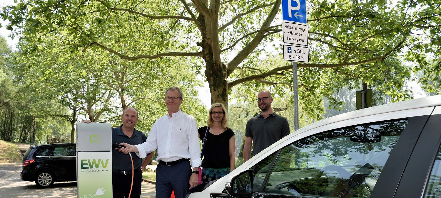 EWV versorgt Alsdorf mit fünf neuen Ladesäulen