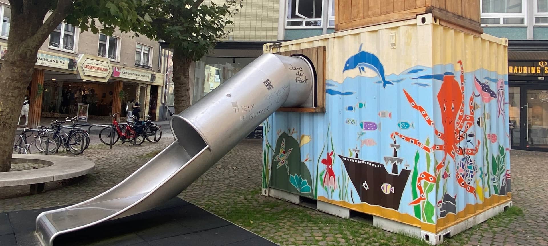 Nach Missbrauch: Spielcontainer wird versetzt