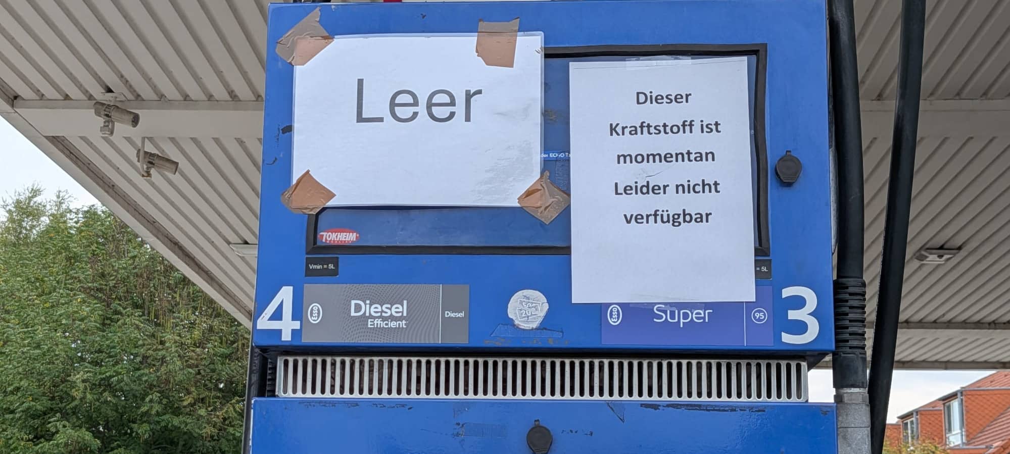 Leergezapft: Tankstellen fehlt Sprit