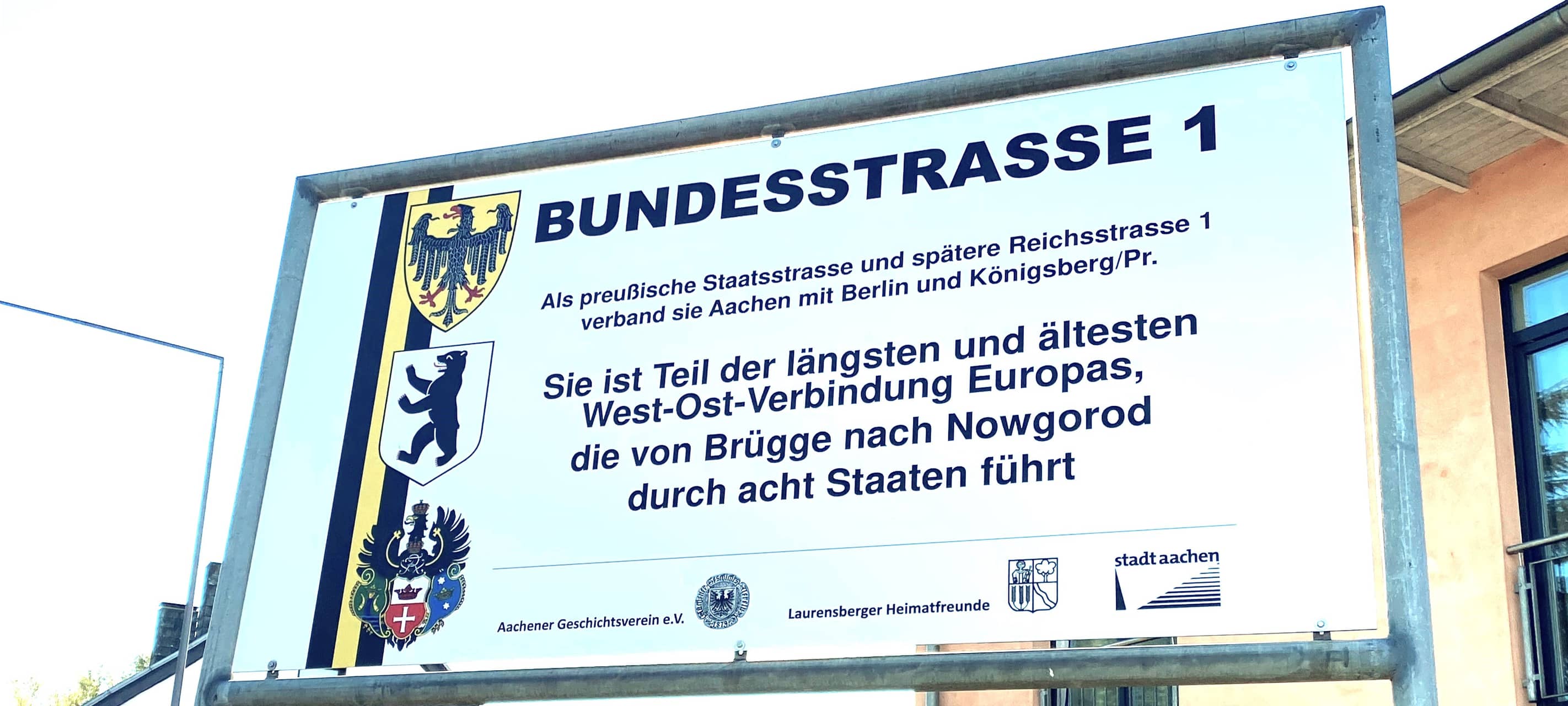 Aachen: Wieder ein B1-Schild an der Vaalser Straße