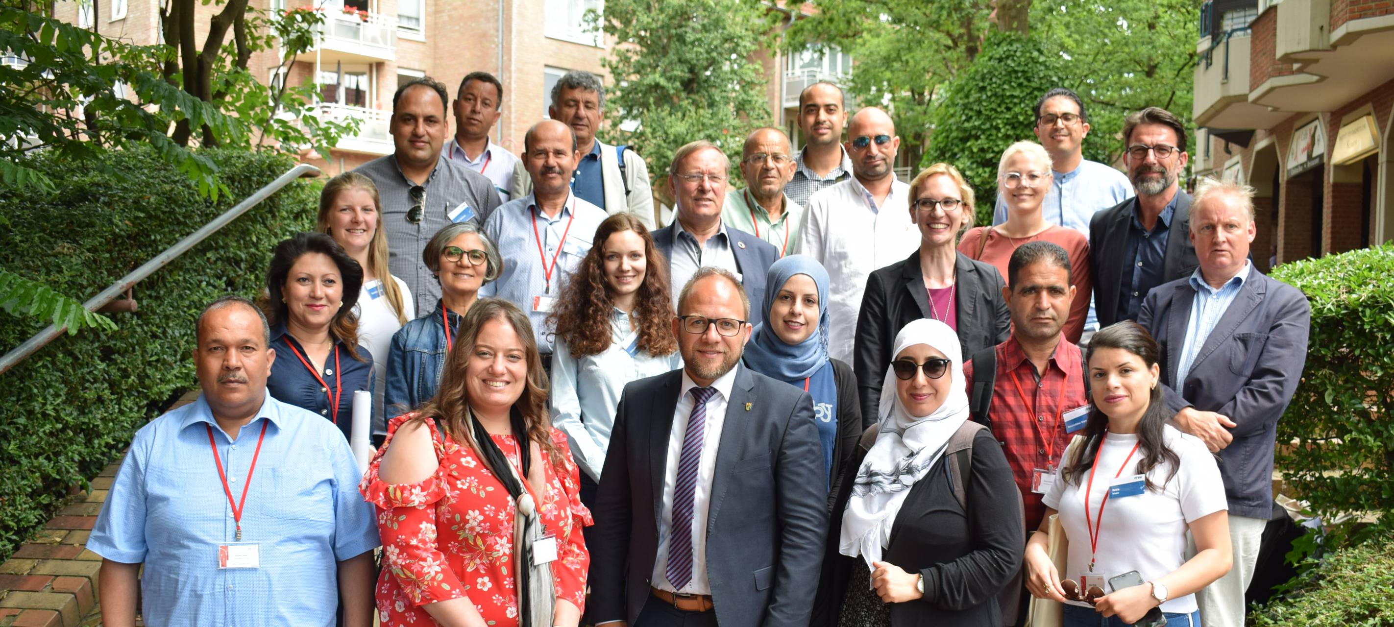 Tunesier informieren sich über Müllentsorgung in unserer Region