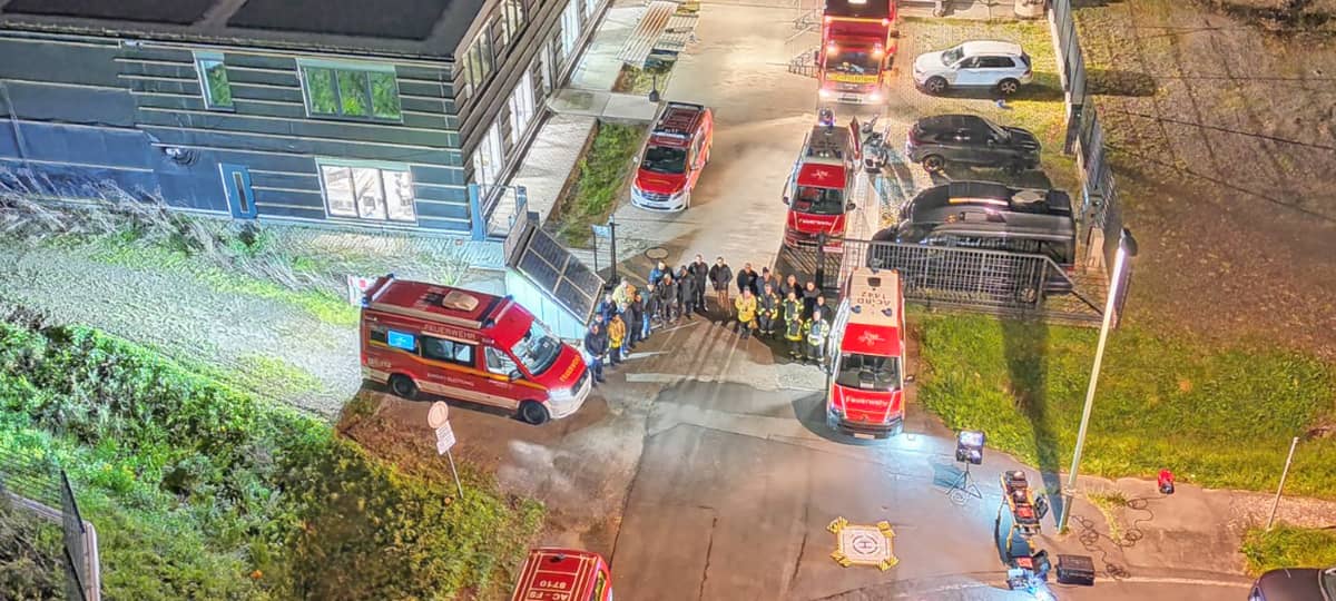 Drohnenübung in Stolberg