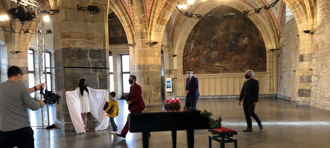 Adventsaktion der Polizei Aachen