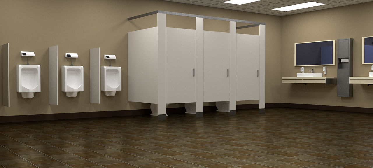 Voyeur in Schultoilette