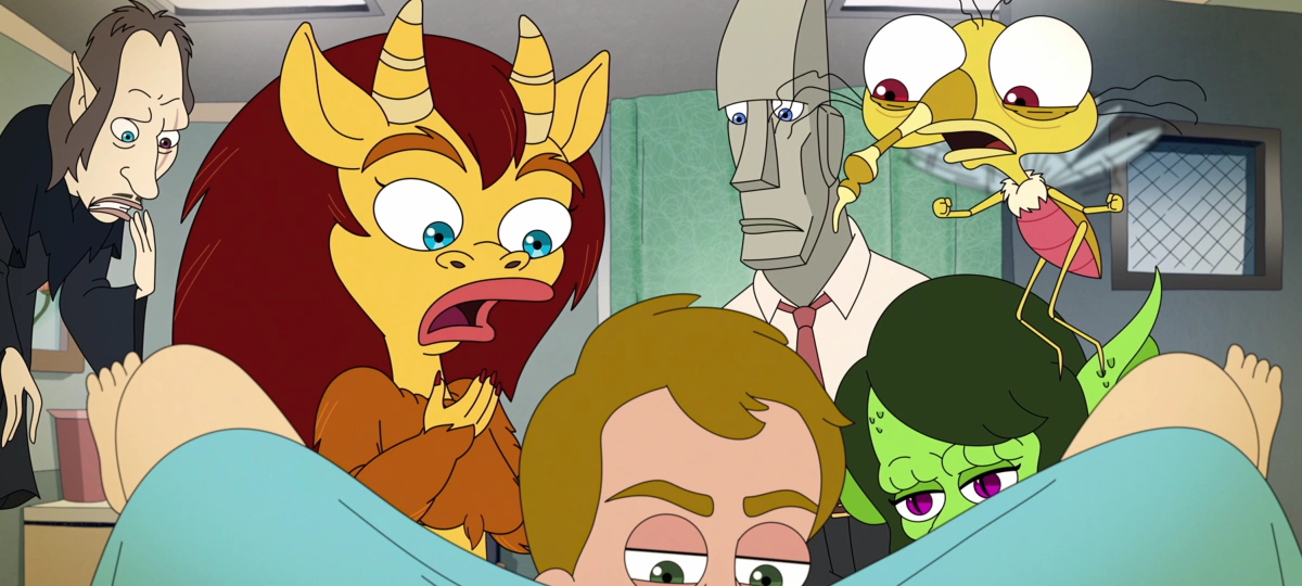 Die Hormonmonster bei einer Geburt.