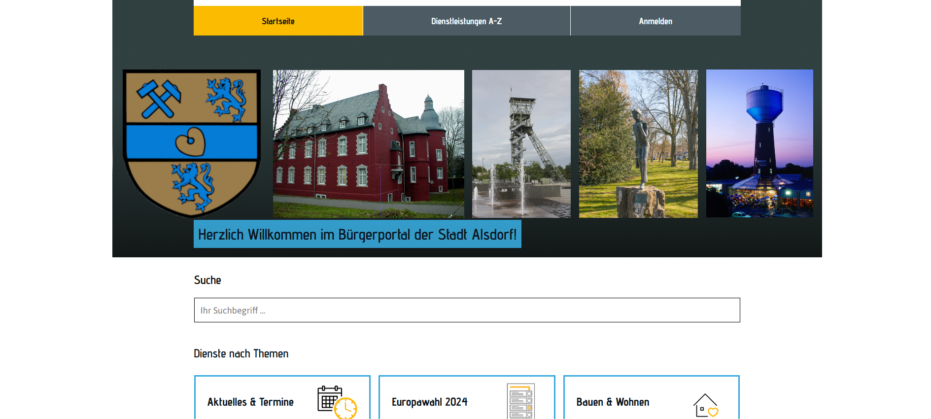 Neues Bürgerportal für Alsdorf