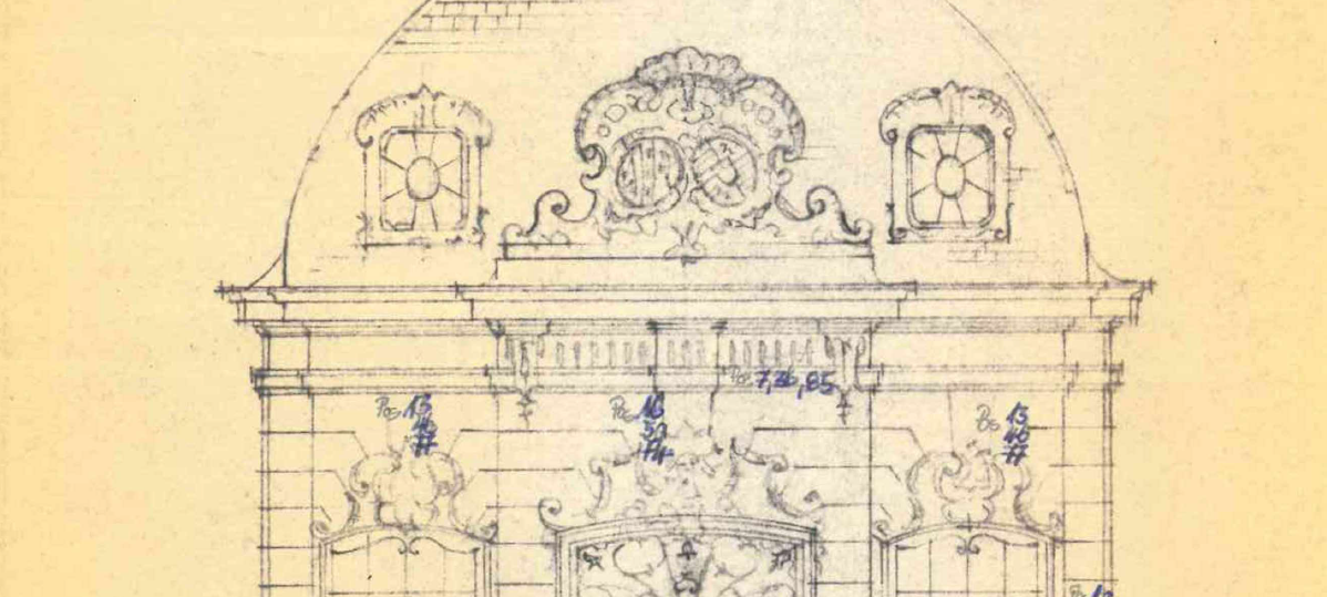 Arbeiten am Nuellens-Pavillon in Burtscheid