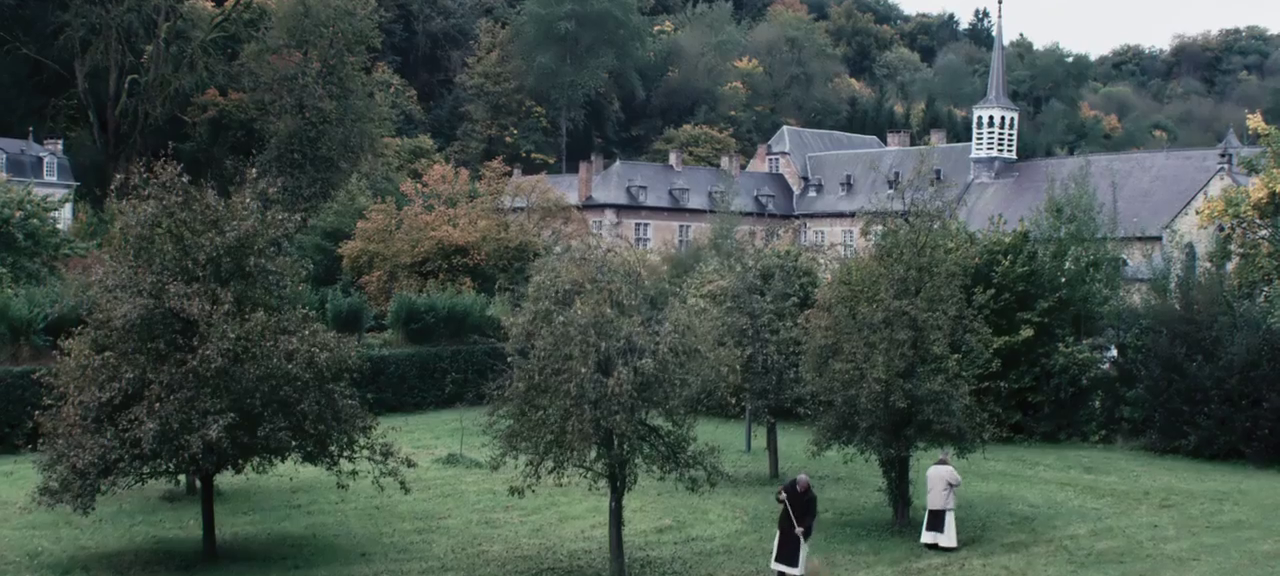 Das Kloster in den Ardennen.