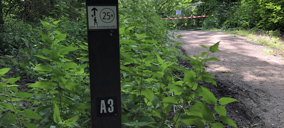 Sperrung Reit- und Wanderweg am Wurmufer Teuterhof