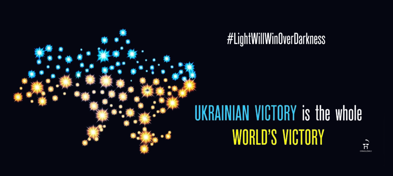 Demo zum Jahrestag des russischen Überfalls auf die Ukraine