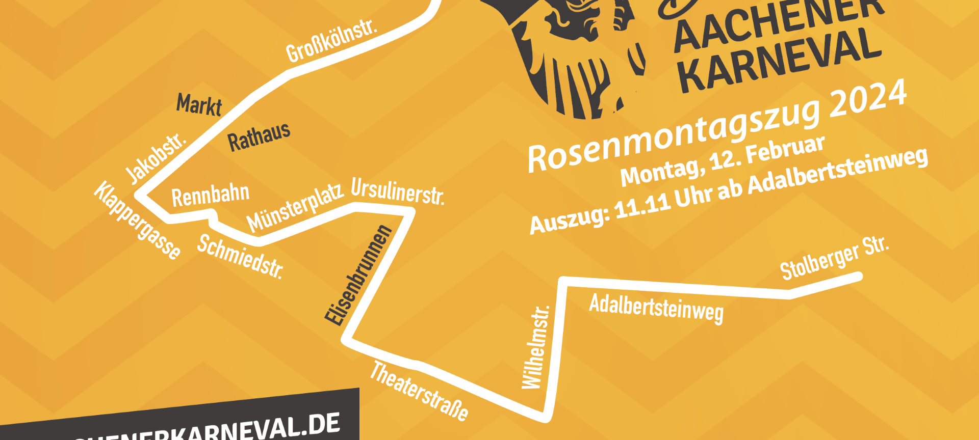 Aachen: Neuer Weg für Rosenmontagszug und Kinderkostümzug