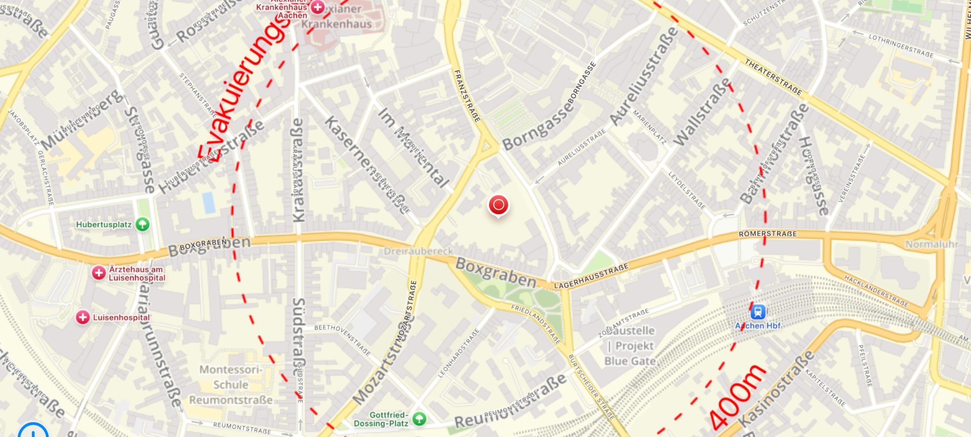 Bombenfund in Aachen - Das Wichtigste kurz und knapp