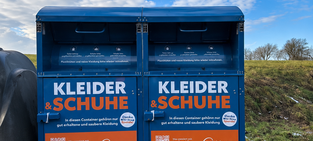 Jetzt Altkleidercontainer der RegioEntsorgung in Würselen