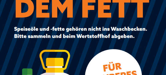 RegioEntsorgung: Jetzt auch Altspeisefette entsorgbar