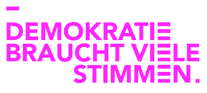Demokratie braucht viele Stimmen: Gemeinsam für glaubwürdige